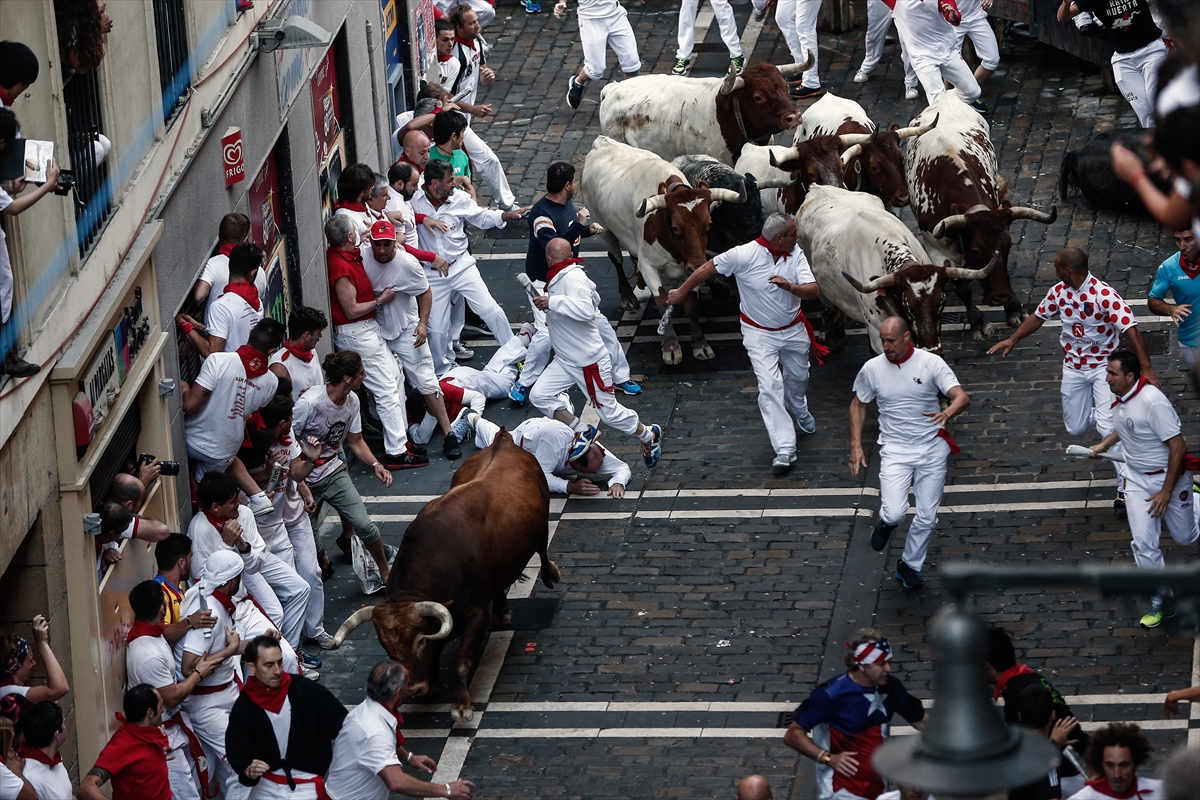 San Fermin Festivali'nde ikinci koşu tamamlandı - 760