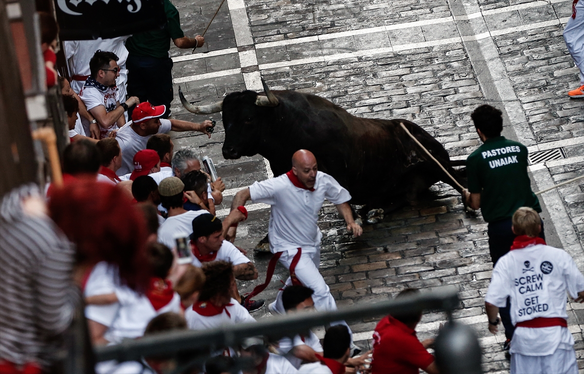 San Fermin Festivali'nde ikinci koşu tamamlandı - 535