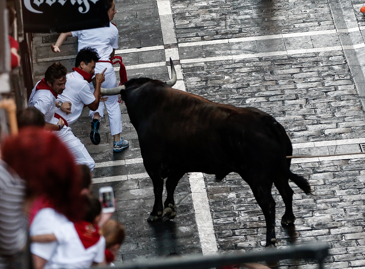 San Fermin Festivali'nde ikinci koşu tamamlandı - 774