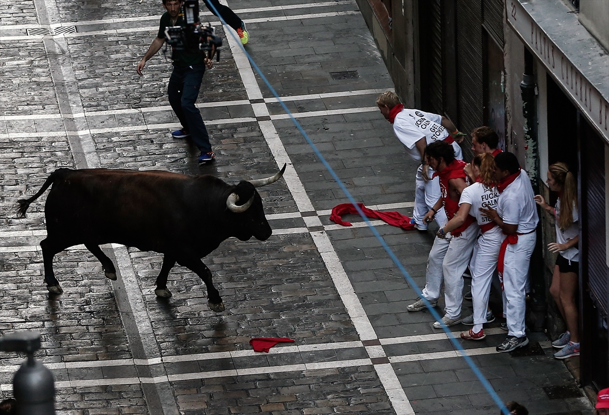 San Fermin Festivali'nde ikinci koşu tamamlandı - 740