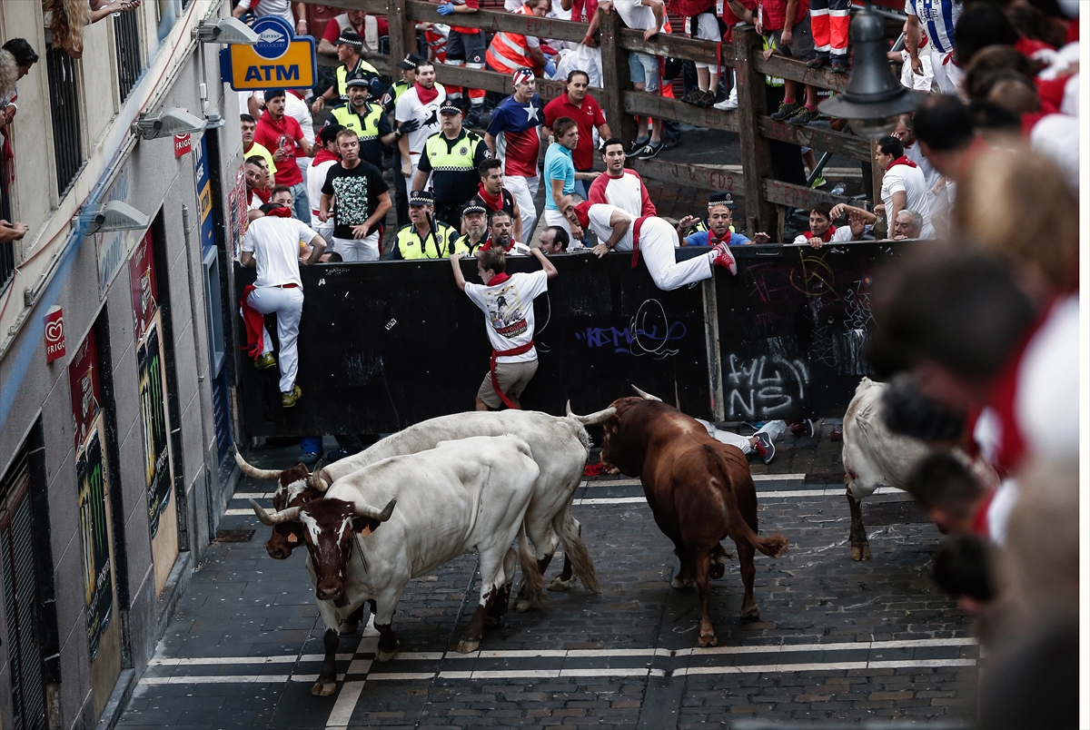 San Fermin Festivali'nde ikinci koşu tamamlandı - 752