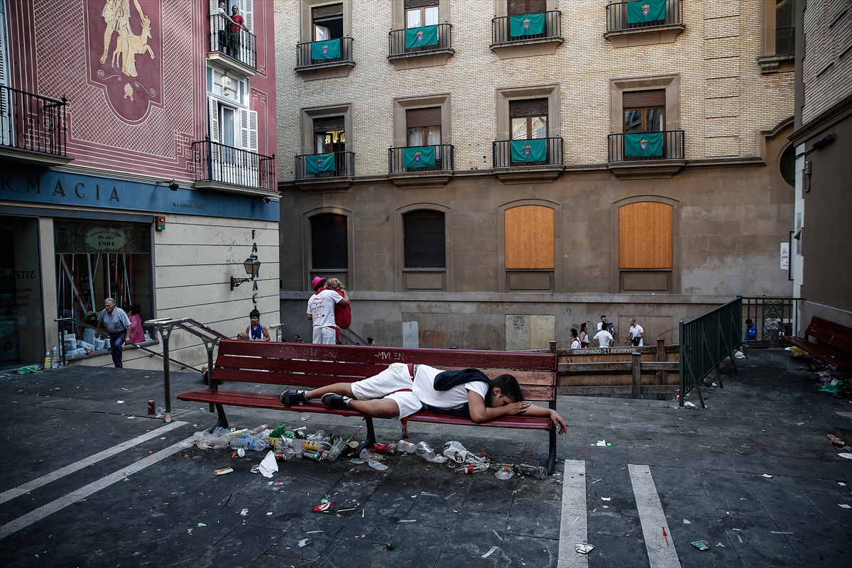 San Fermin Festivali'nde ikinci koşu tamamlandı - 774