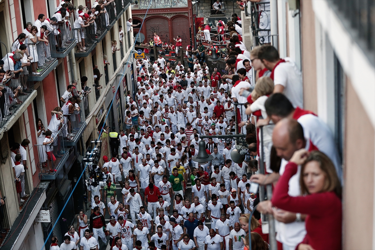 San Fermin Festivali'nde ikinci koşu tamamlandı - 558