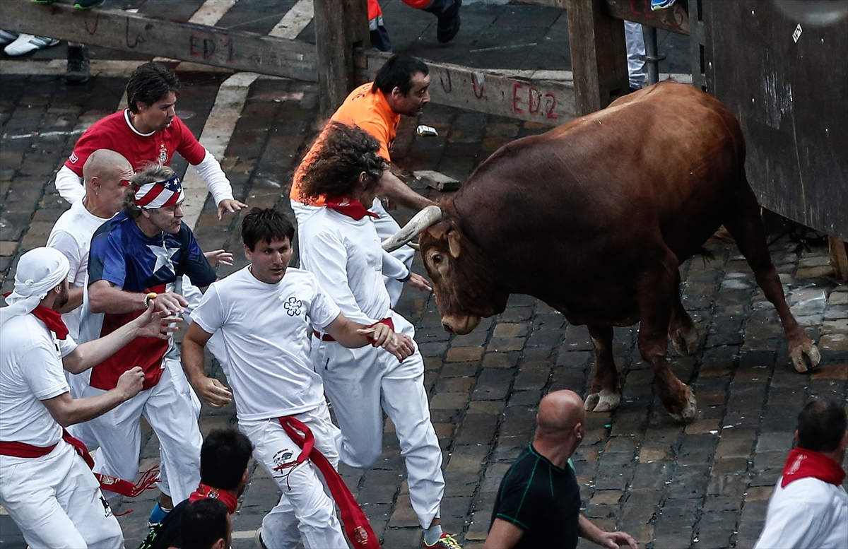 San Fermin Festivali'nde ikinci koşu tamamlandı - 790