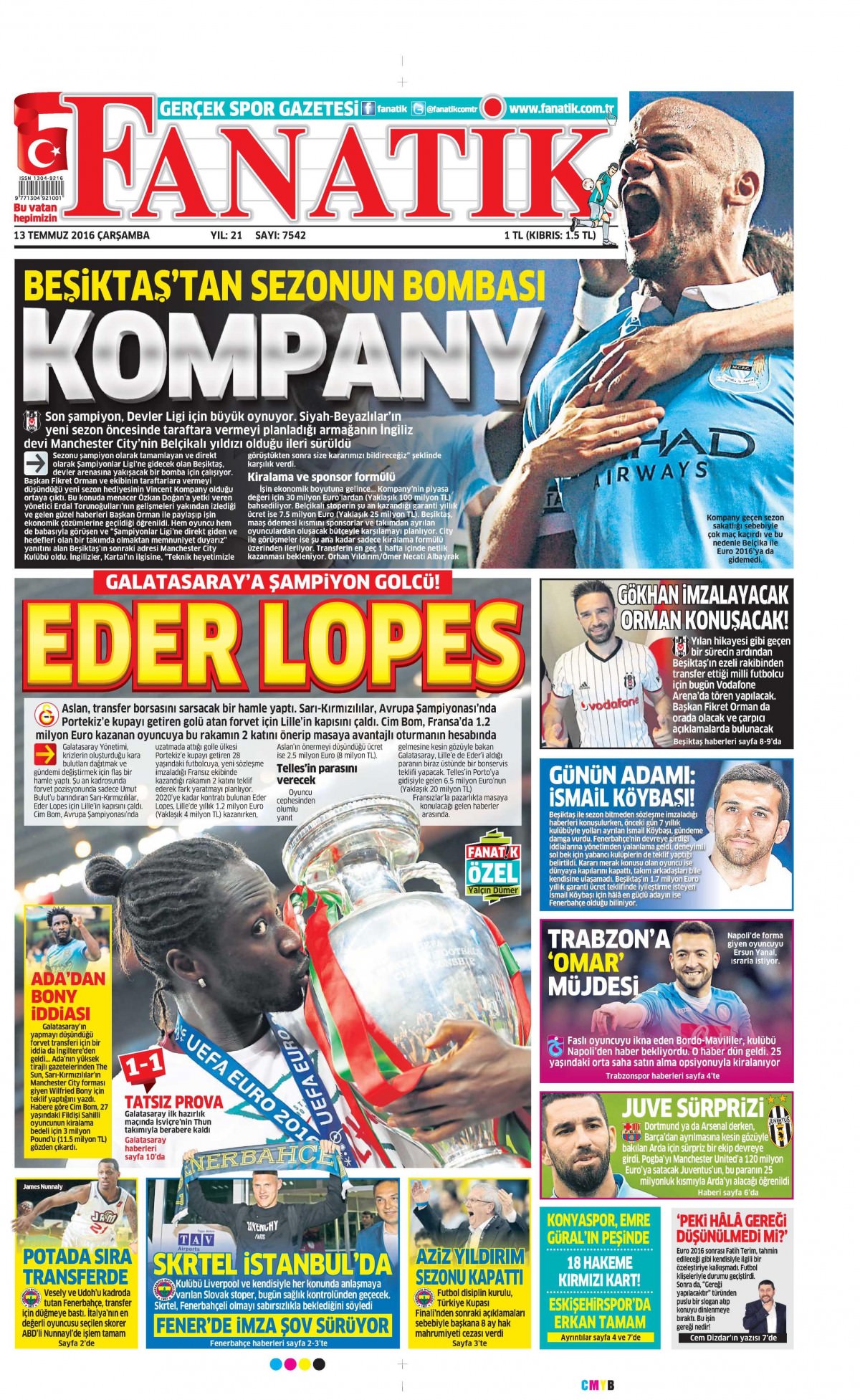 13 Temmuz 2016 gazete manşetleri - 766