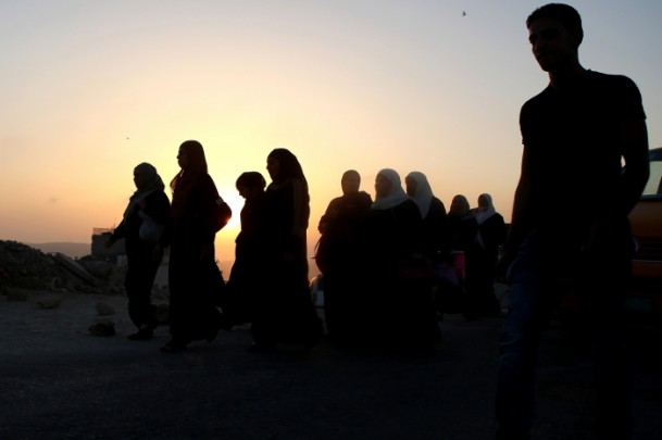 İsrail kontrol noktalarında izdiham - 2