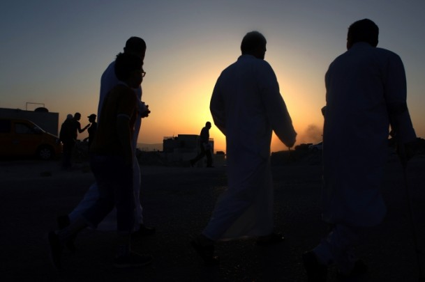 İsrail kontrol noktalarında izdiham - 1