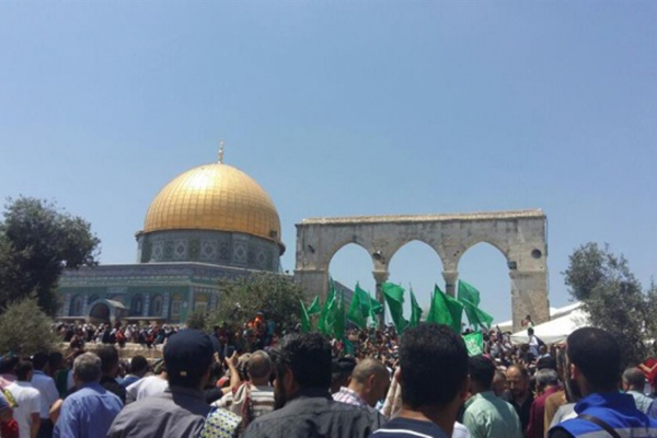 İsrail Mescid-i Aksa'da protesto edildi - 939