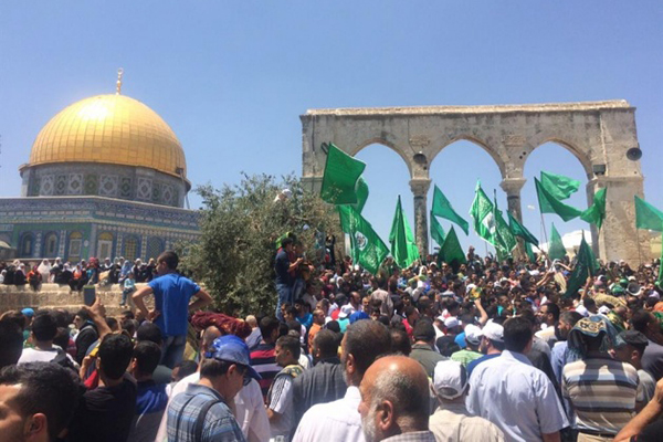 İsrail Mescid-i Aksa'da protesto edildi - 829