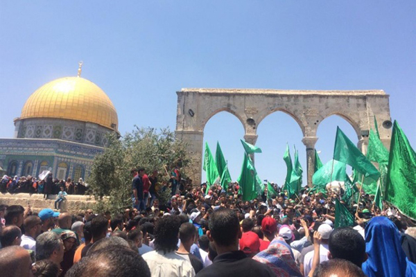 İsrail Mescid-i Aksa'da protesto edildi - 826