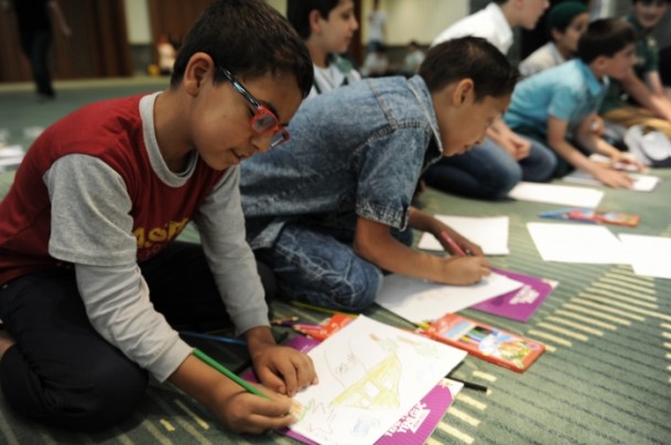 Suriyeli çocuklar hayallerini çizdi - 2