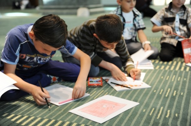 Suriyeli çocuklar hayallerini çizdi - 5