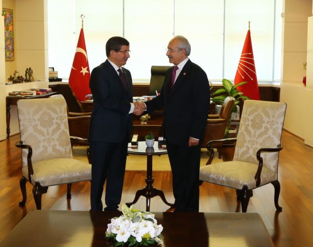 Davutoğlu CHP Genel Merkezi'nde - 15