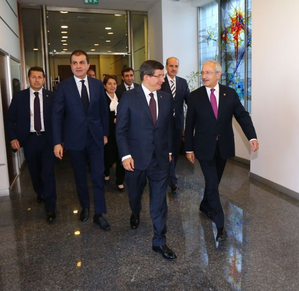 Davutoğlu CHP Genel Merkezi'nde - 11