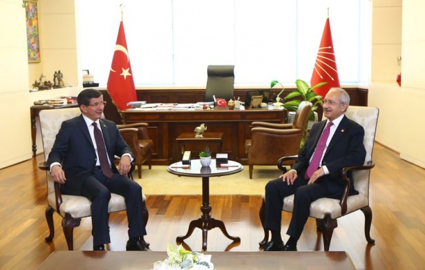 Davutoğlu CHP Genel Merkezi'nde - 17