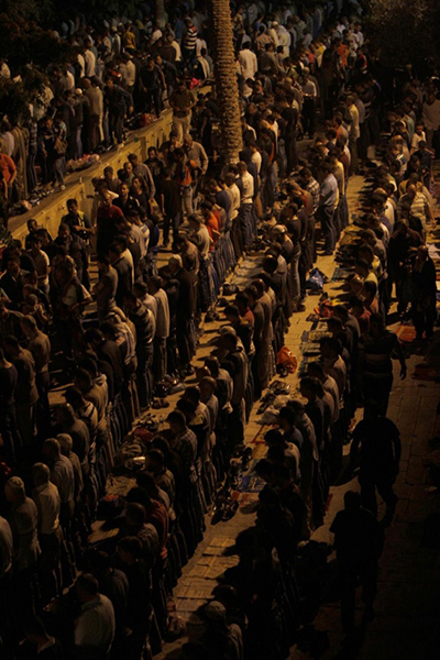 Mescid-i Aksa'da Kadir Gecesi yoğunluğu - 14