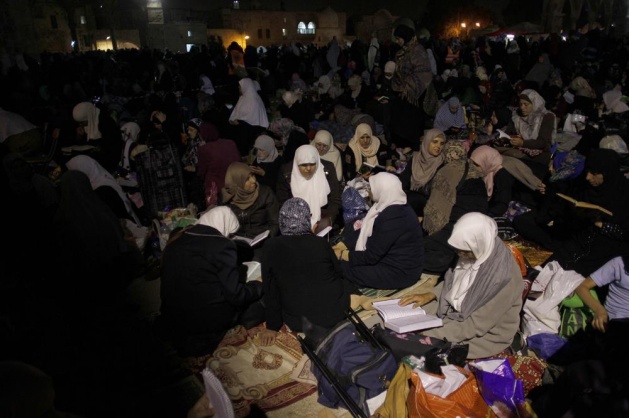 Mescid-i Aksa'da Kadir Gecesi yoğunluğu - 4
