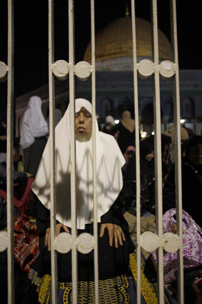 Mescid-i Aksa'da Kadir Gecesi yoğunluğu - 11
