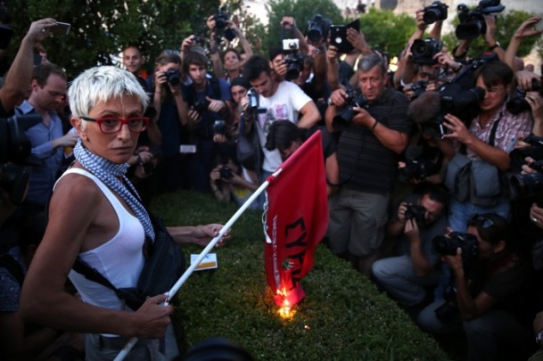 Atina'da 'kurtarma paketi'ne karşı gösteri - 520