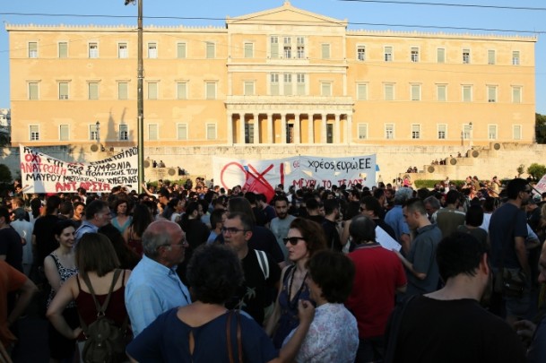 Atina'da 'kurtarma paketi'ne karşı gösteri - 505