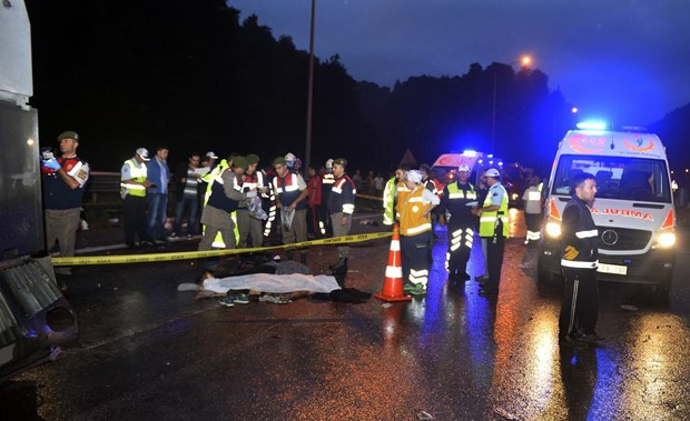 TEM'deki kaza yerinden ilk görüntüler - 9