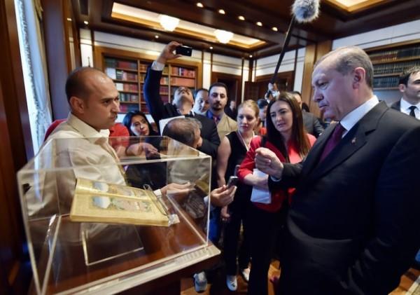 Erdoğan'ın Beştepe'de huzur bulduğu oda - 6