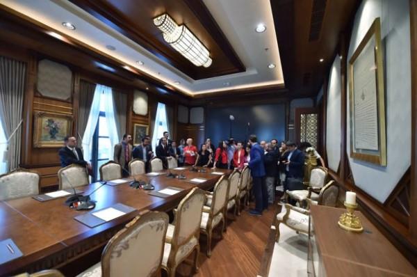 Erdoğan'ın Beştepe'de huzur bulduğu oda - 22