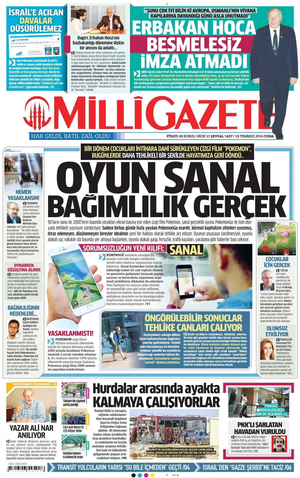 15 Temmuz 2016 gazete manşetleri - 5