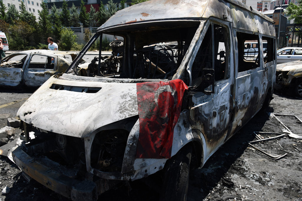 Cumhurbaşkanlığı Külliyesi'nde oluşan hasar - 878