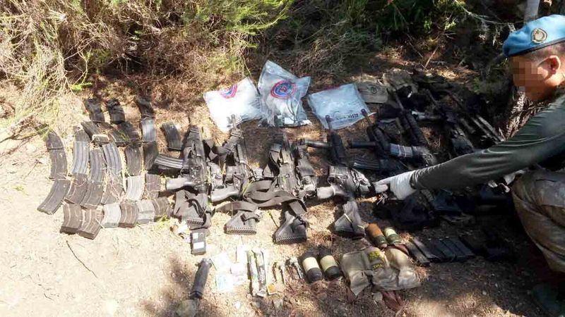 Darbecilerin cephaneleri ele geçirildi - 1