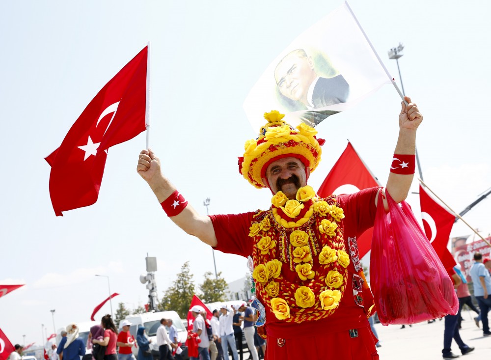 Demokrasi ve Şehitler Mitingi'nden ilk kareler... - 581