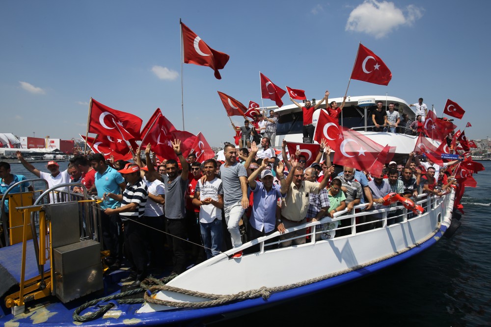 Demokrasi ve Şehitler Mitingi'nden ilk kareler... - 520