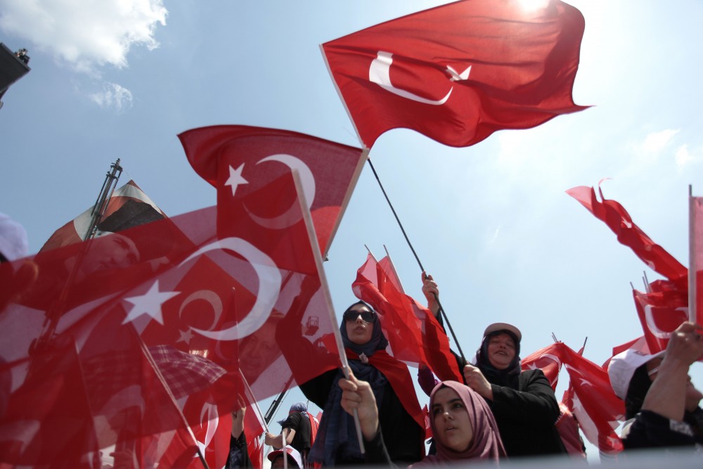 Demokrasi ve Şehitler Mitingi'nden ilk kareler... - 894