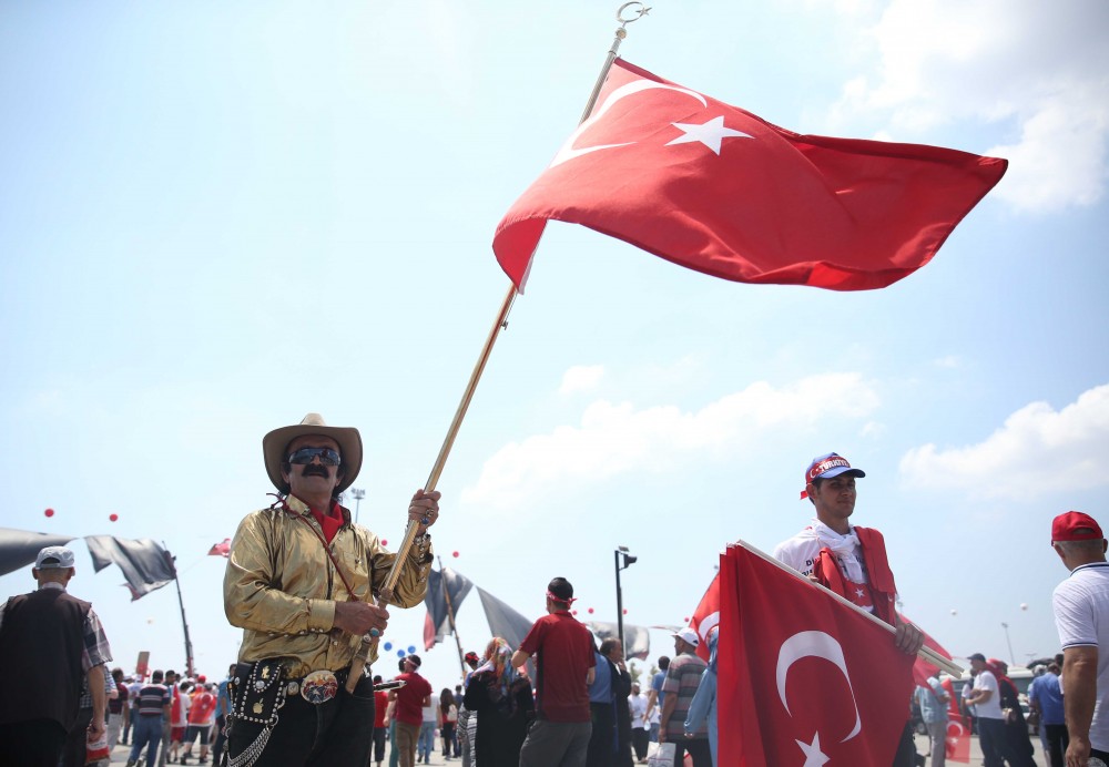 Demokrasi ve Şehitler Mitingi'nden ilk kareler... - 695