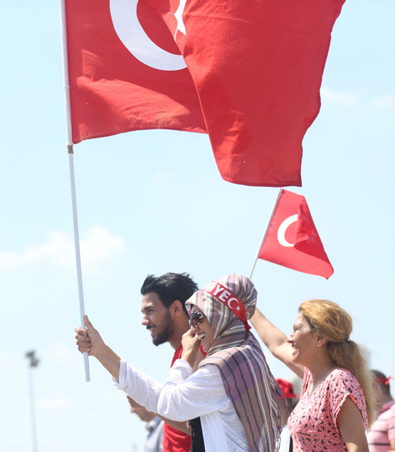 Demokrasi ve Şehitler Mitingi'nden ilk kareler... - 854