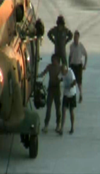 Amirallerin kurtarıldığı an güvenlik kamerasında - 6