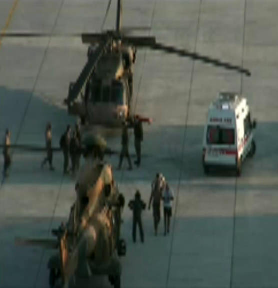 Amirallerin kurtarıldığı an güvenlik kamerasında - 13