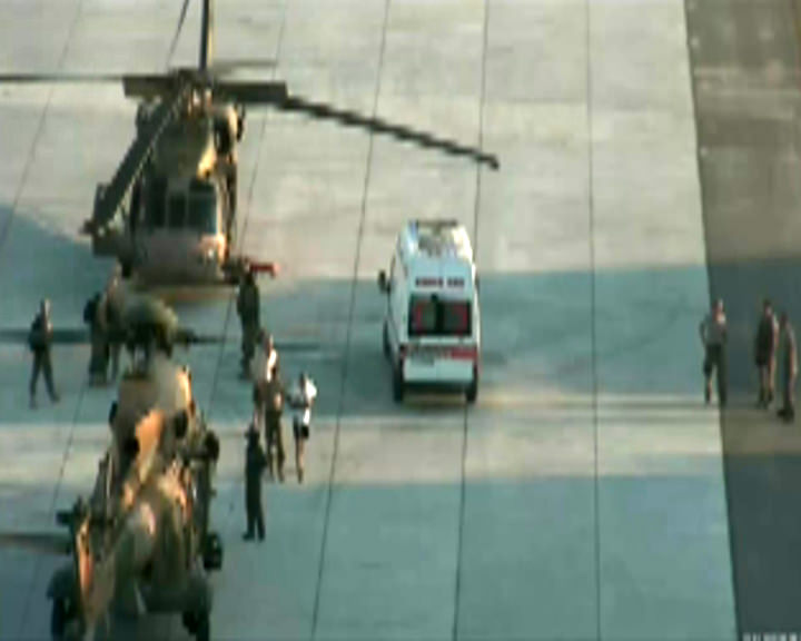 Amirallerin kurtarıldığı an güvenlik kamerasında - 1