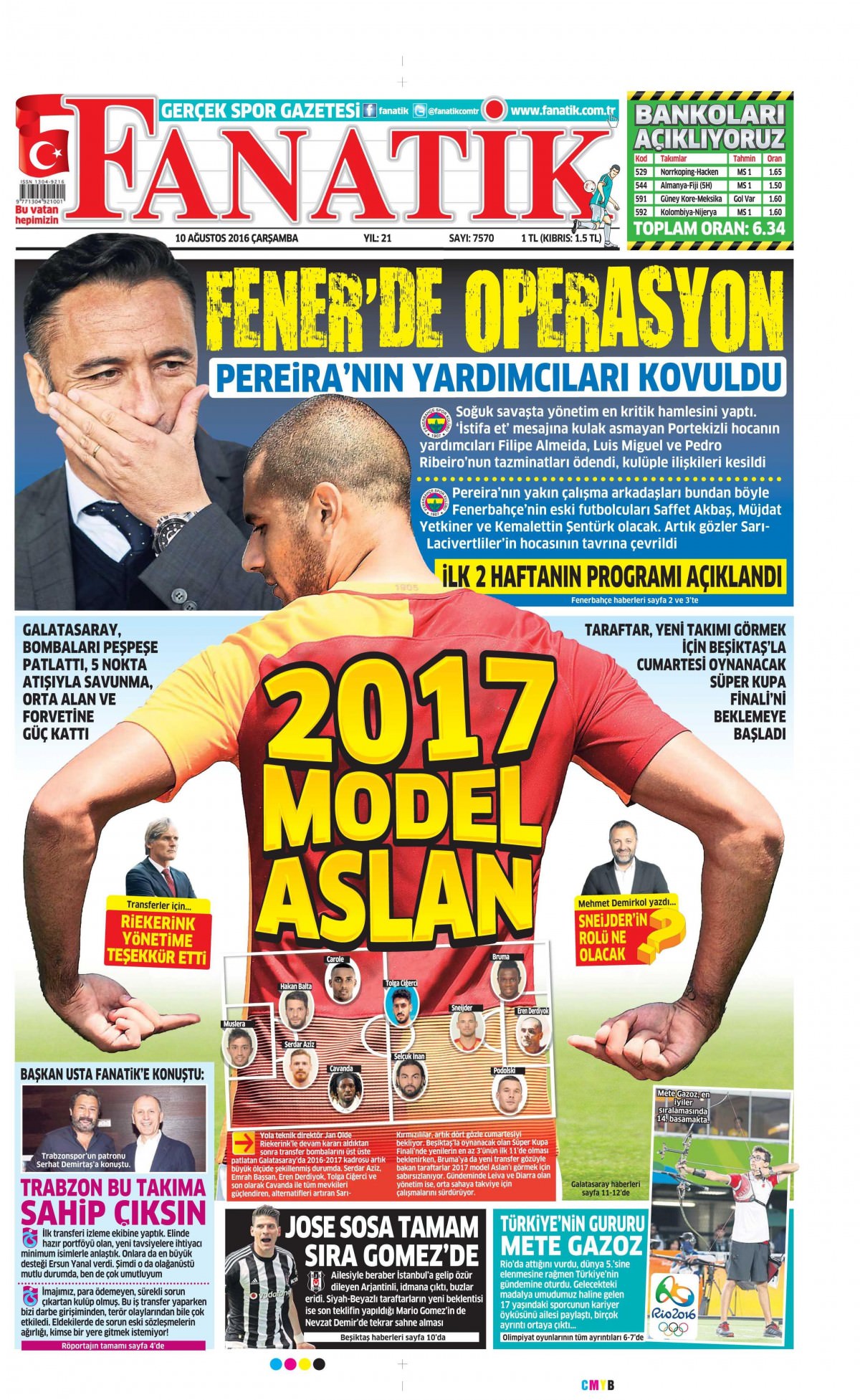 10 Ağustos 2016 gazete manşetleri - 22