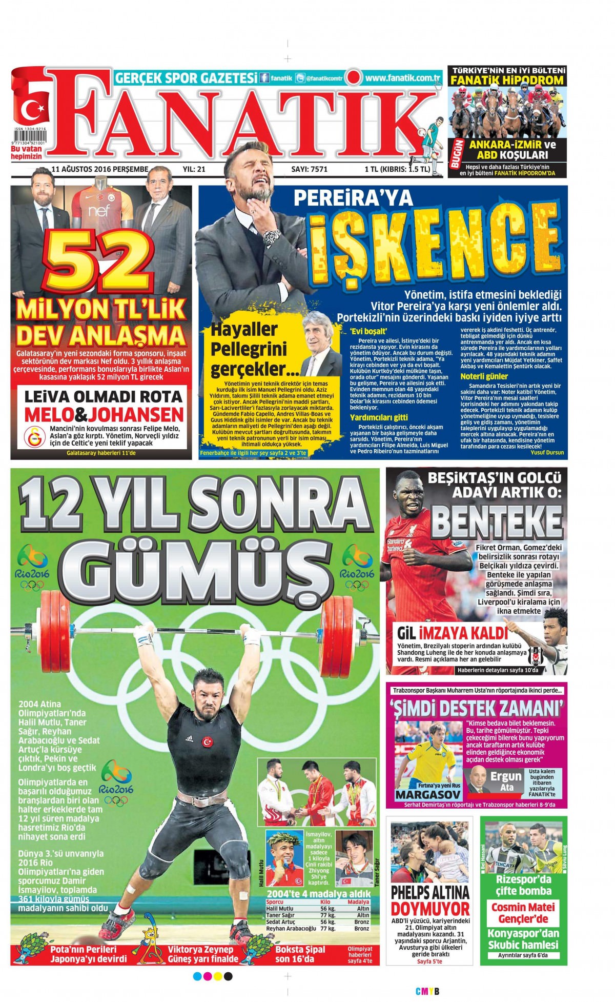 11 Ağustos 2016 gazete manşetleri - 821