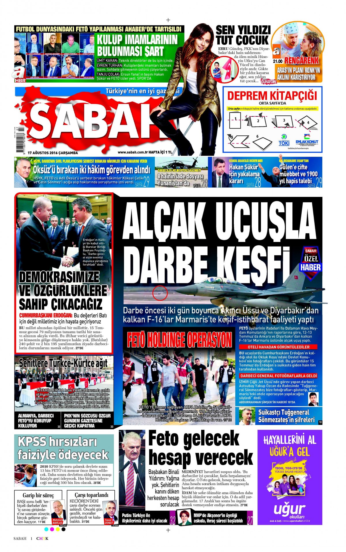 17 Ağustos 2016 gazete manşetleri - 511