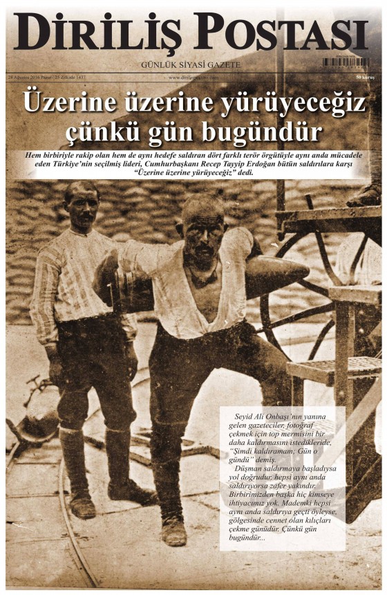 28 Ağustos 2016 gazete manşetleri - 683