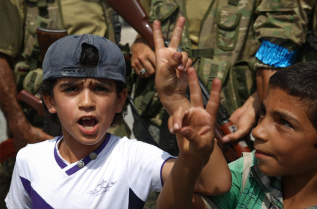 Cerablus'ta çocukların 'özgürlük' sevinci - 6