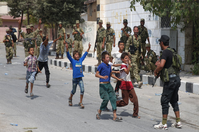 Cerablus'ta çocukların 'özgürlük' sevinci - 12