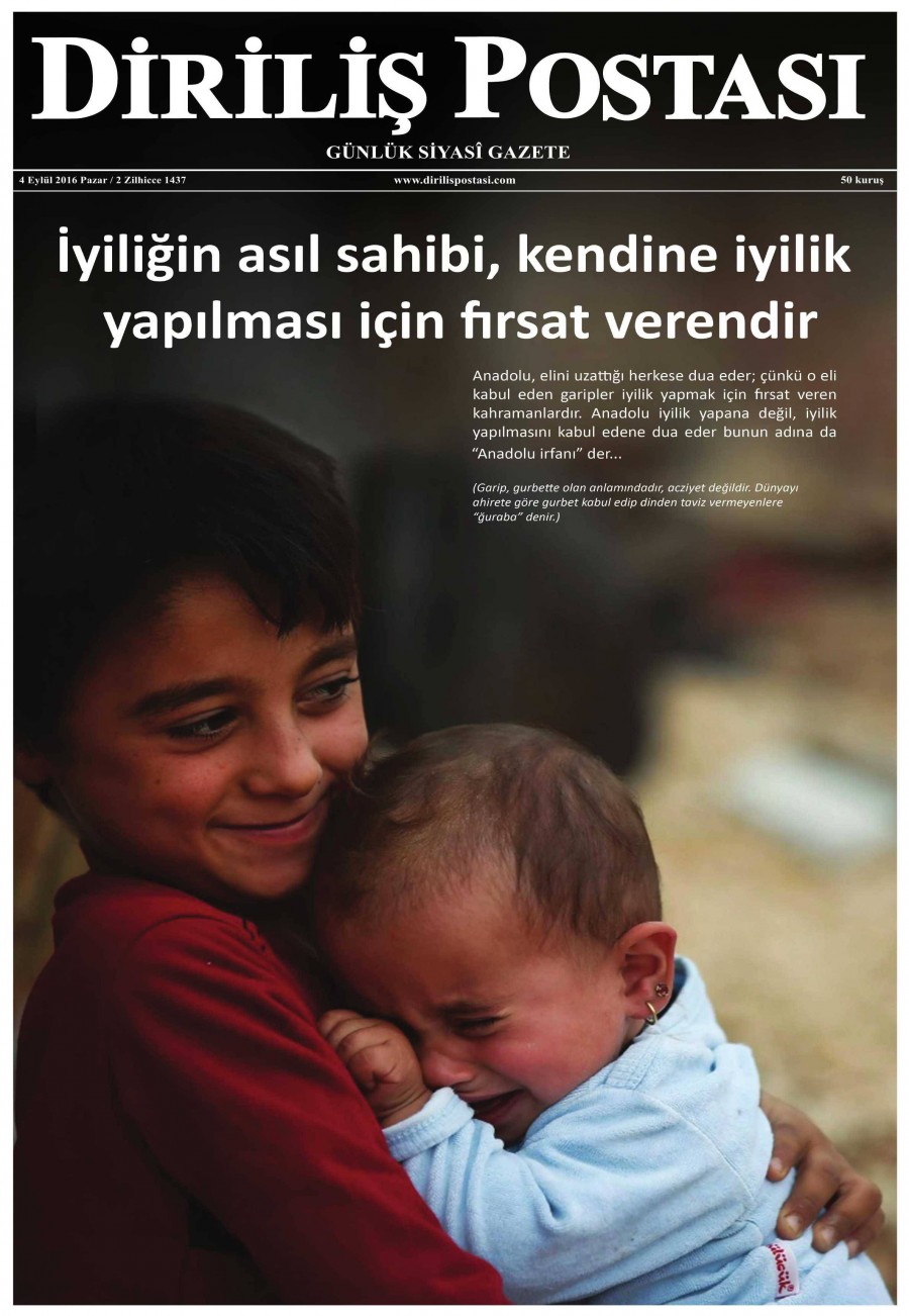 4 Eylül 2016 gazete manşetleri - 744