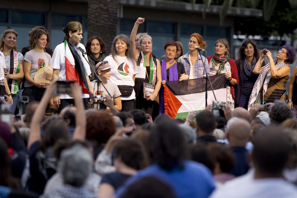 Kadınlar Gazze'ye yola çıktı - 629