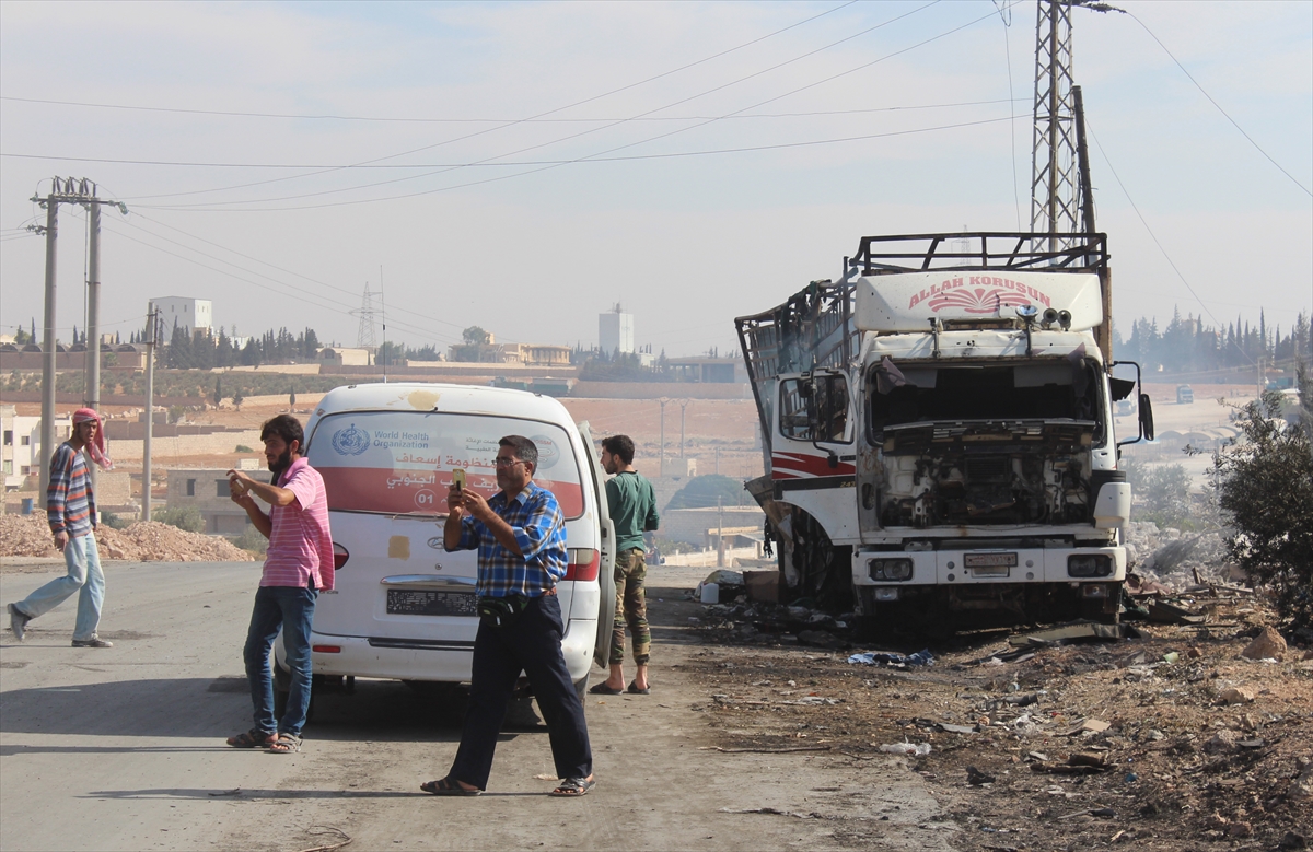 Esed rejiminin vurduğu yardım tırları - 877