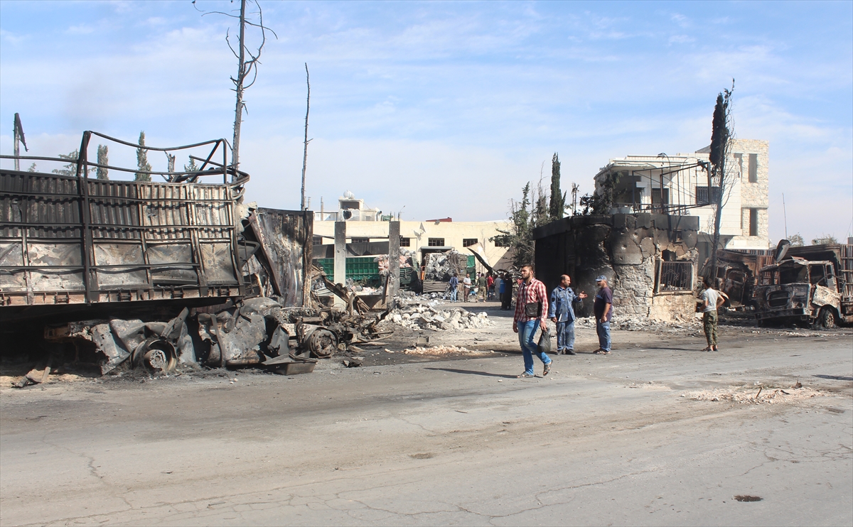 Esed rejiminin vurduğu yardım tırları - 634