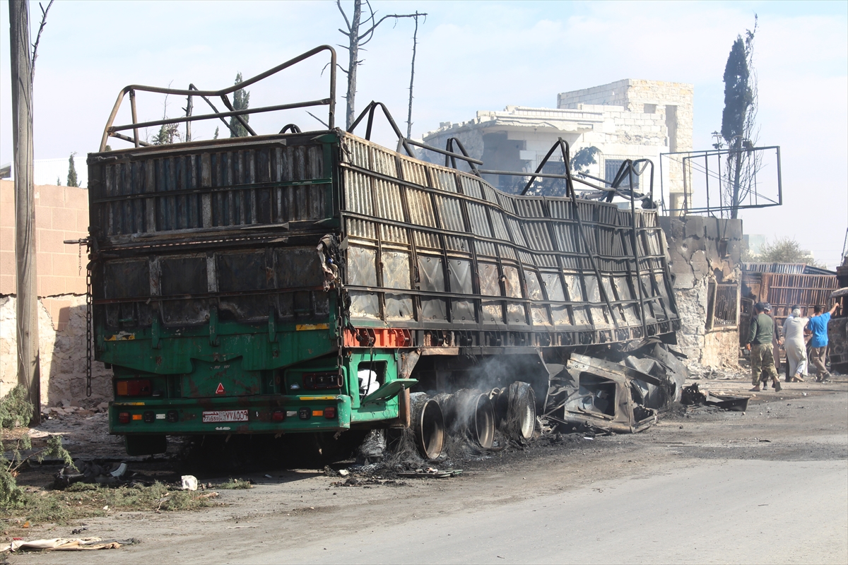 Esed rejiminin vurduğu yardım tırları - 742