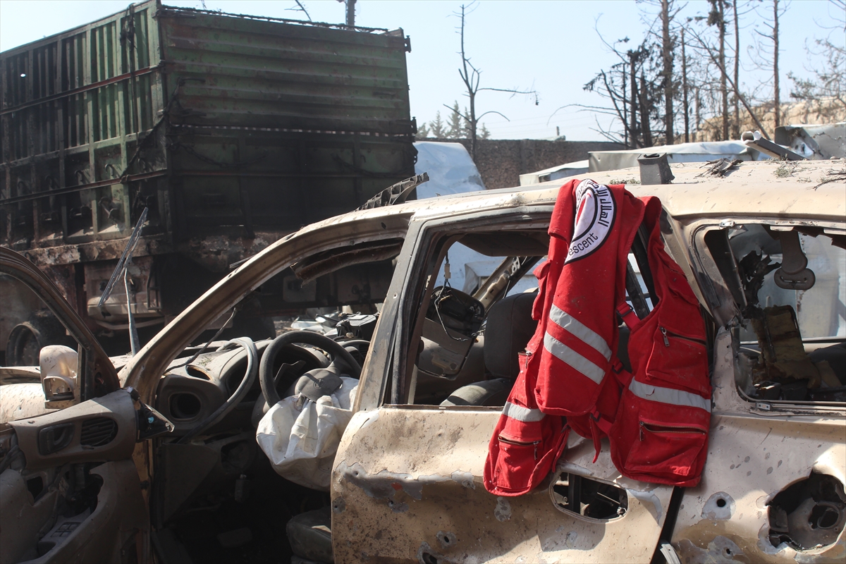 Esed rejiminin vurduğu yardım tırları - 508